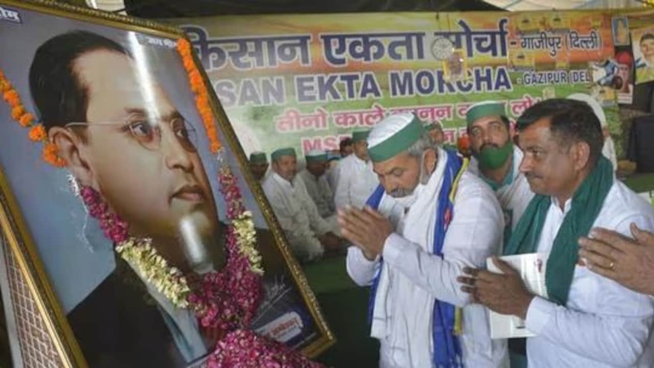 किसान आंदोलन के दौरान भी खूब दिखे थे अंबेडकर