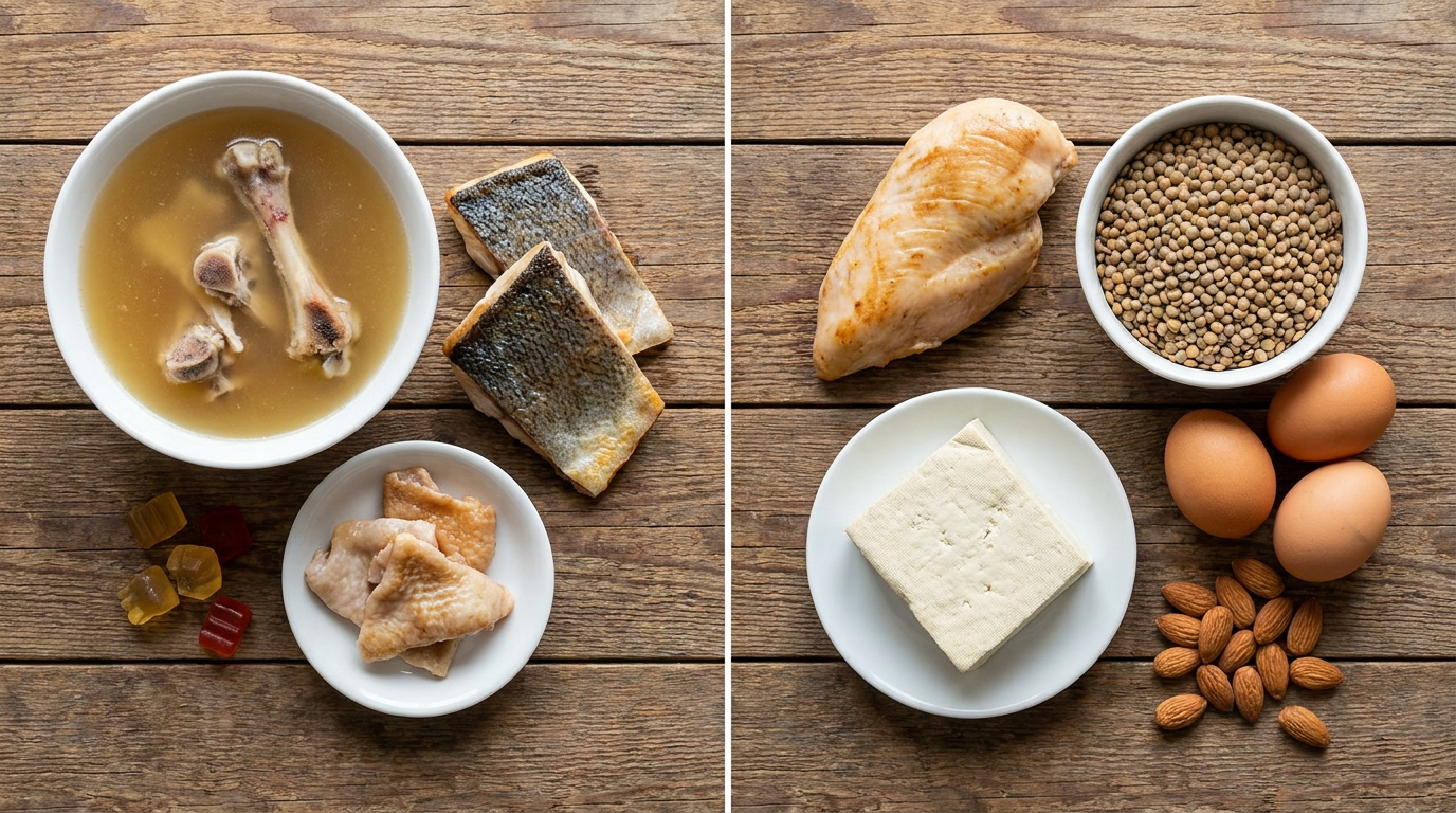 Understanding the difference between collagen protein and food-based protein