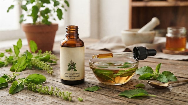 Tulsi drops are beneficial for seasonal allergies, but their effectiveness varies