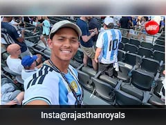 'राउंड ऑफ 32 में हमारा 64 प्रेजेंट सर' यशस्वी जायसवाल पर चढ़ा FIFA फीवर, देखने पहुंचे वर्ल्ड कप मैच