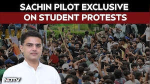 "The Government Had to Take Responsibility": Sachin Pilot on Student Protests