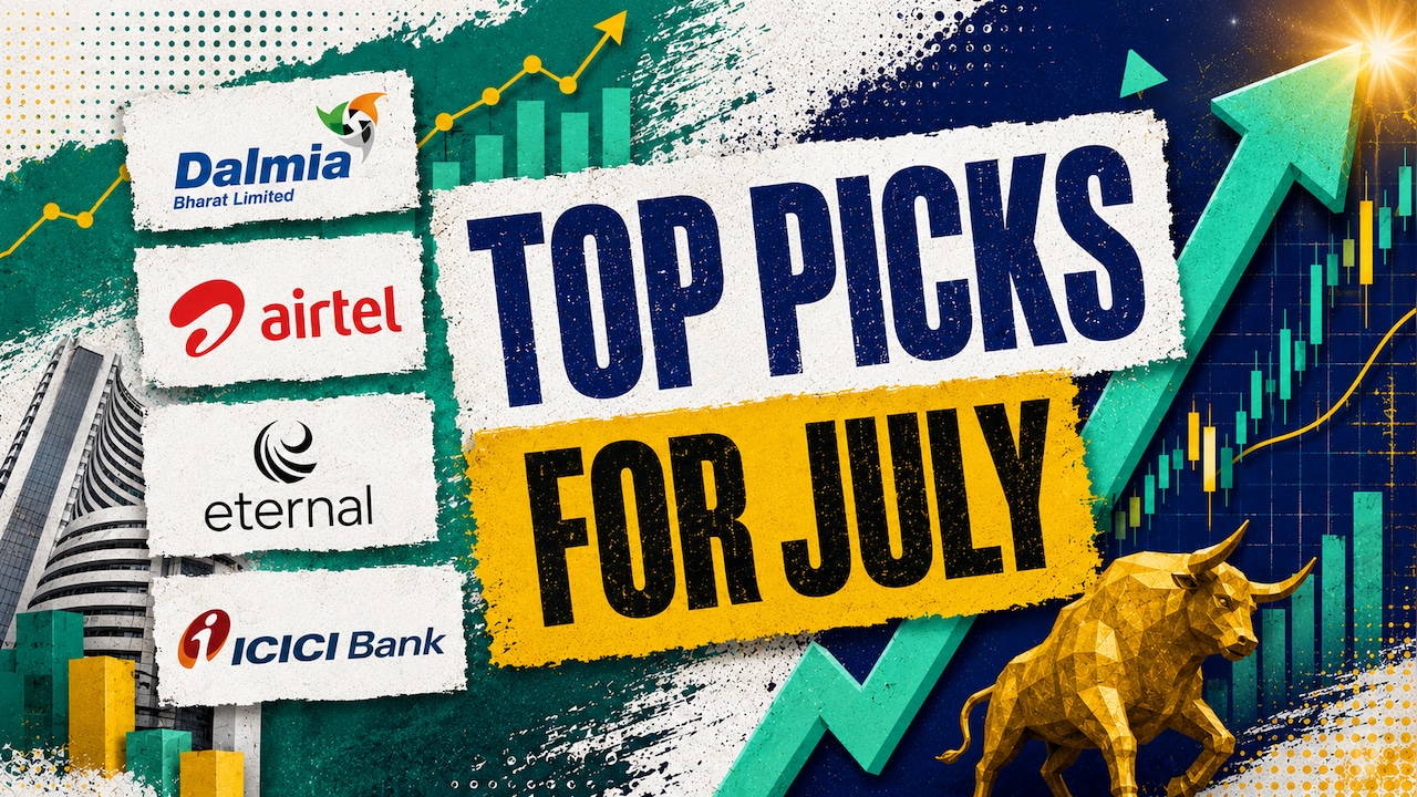 Up To 43% Upside: Axis Securities Picks 15 Stocks For July; Dalmia Bharat, Bharti Airtel, Eternal Among Top Bets