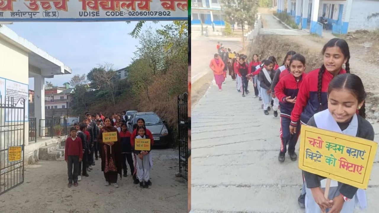 Lata Devi organises anti-drug campaigns in schools in Hamirpur Lata Devi organises anti-drug campaigns in schools in Hamirpur