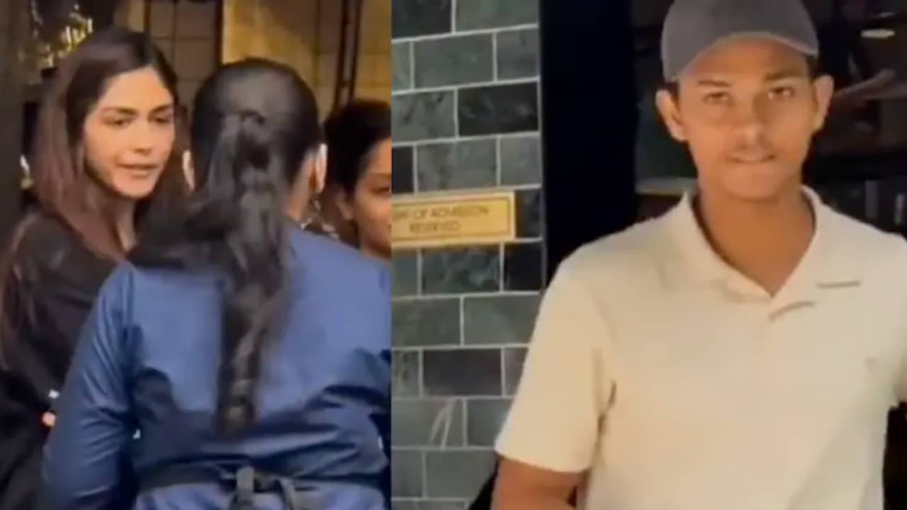 क्या 9 साल छोटे क्रिकेटर को डेट कर रही हैं मृणाल ठाकुर? कैफे से वीडियो वायरल