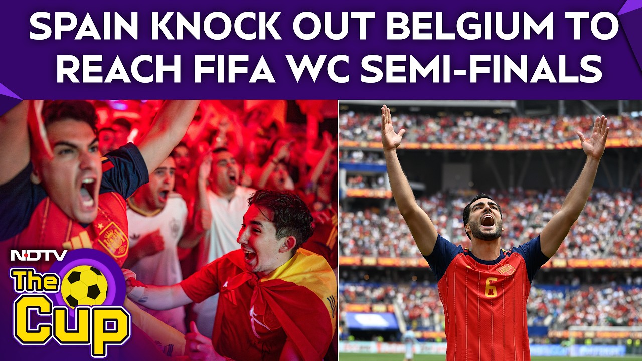 Spain Knock Out Belgium 2-1, Face France In FIFA World Cup Semi-Final