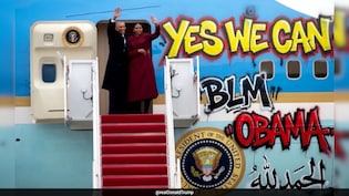 Trump Shares Fake Obama Image With Arabic, 'Black Lives Matter' Graffiti