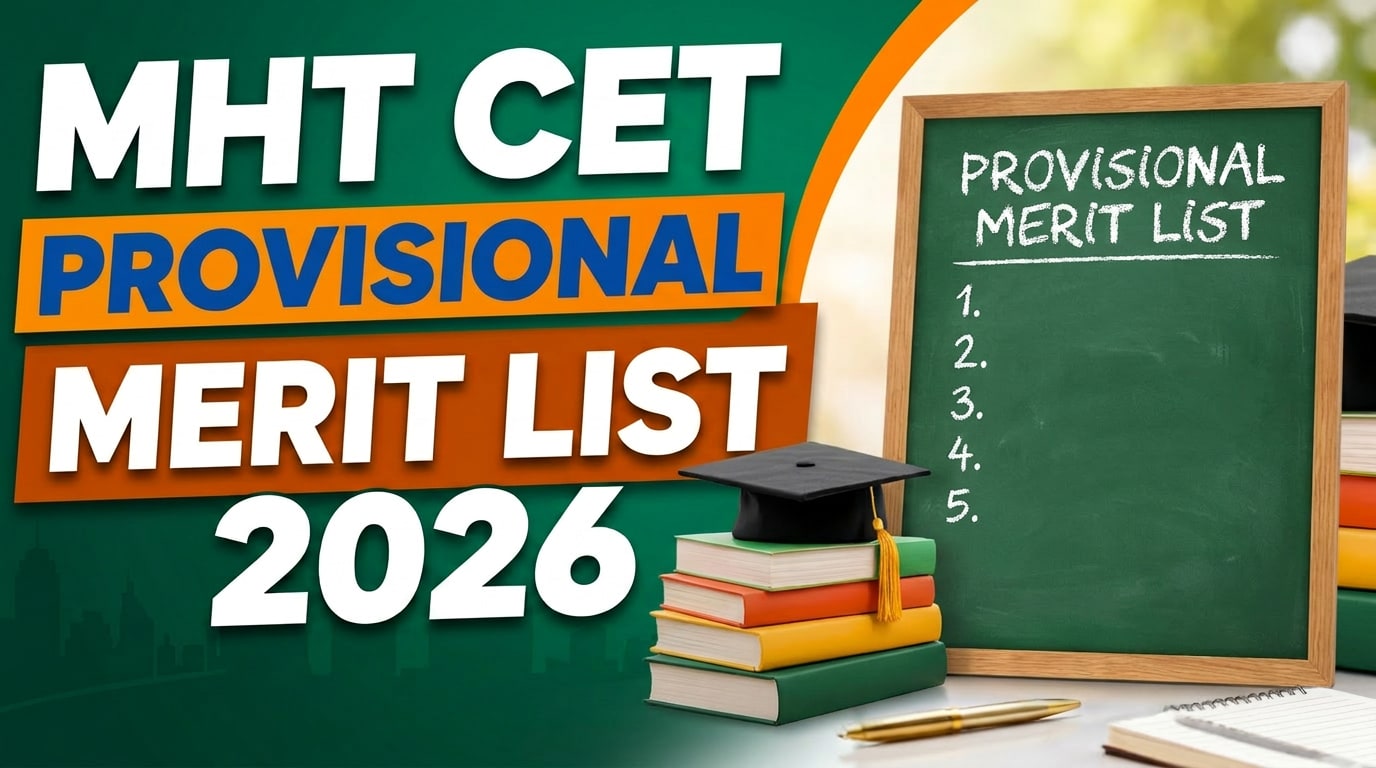 MHT CET 2026 Merit List OUT; Check Direct Link To Download Provisional List PDF Here