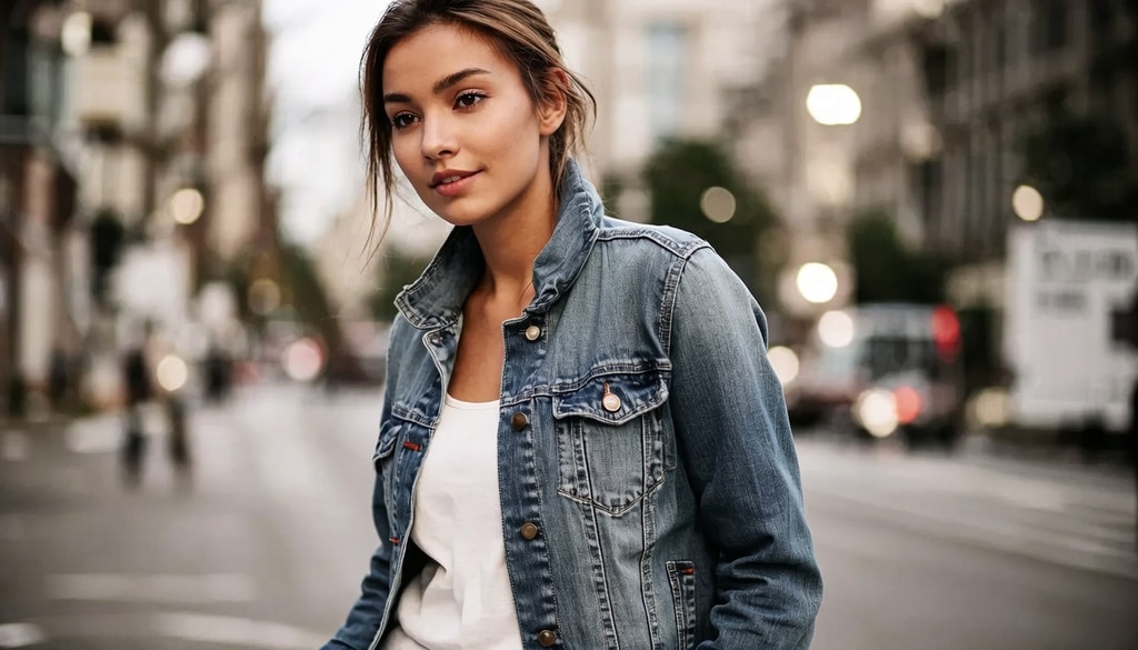 Master the art of styling a timeless denim jacket for any occasion and every season. Master the art of styling a timeless denim jacket for any occasion and every season.