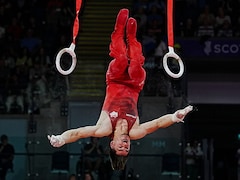 Englands Gabriel Langton Takes Scary Fall During CWG Gymnastics Final - Video