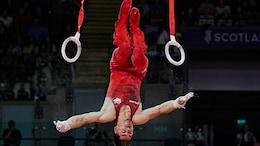 England's Gabriel Langton Takes Scary Fall During Commonwealth Games 2026 Gymnastics Final - Video