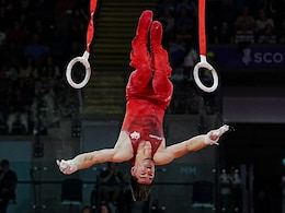 England's Gabriel Langton Takes Scary Fall During Commonwealth Games 2026 Gymnastics Final - Video