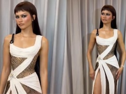 Zendaya Wears Spiderweb-Inspired Versace Couture For <i>Spider-Man: Brand New Day</i> Premiere