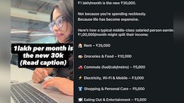 'Rs 1 Lakh Is The New Rs 30,000': Gurugram CA Explains Rising Cost Of Living