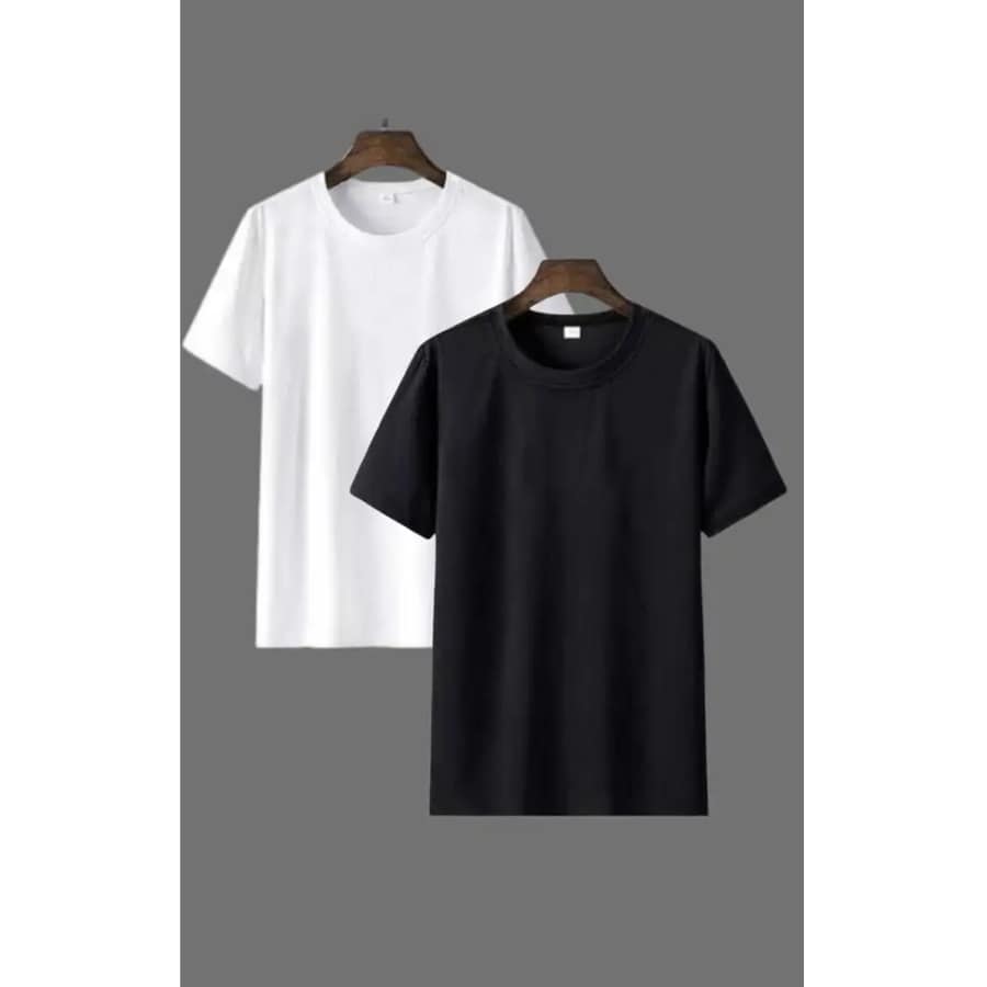 Click here to buy: TIGERSNAKE Printed Men White, Black T-Shirt (Pack of 2)