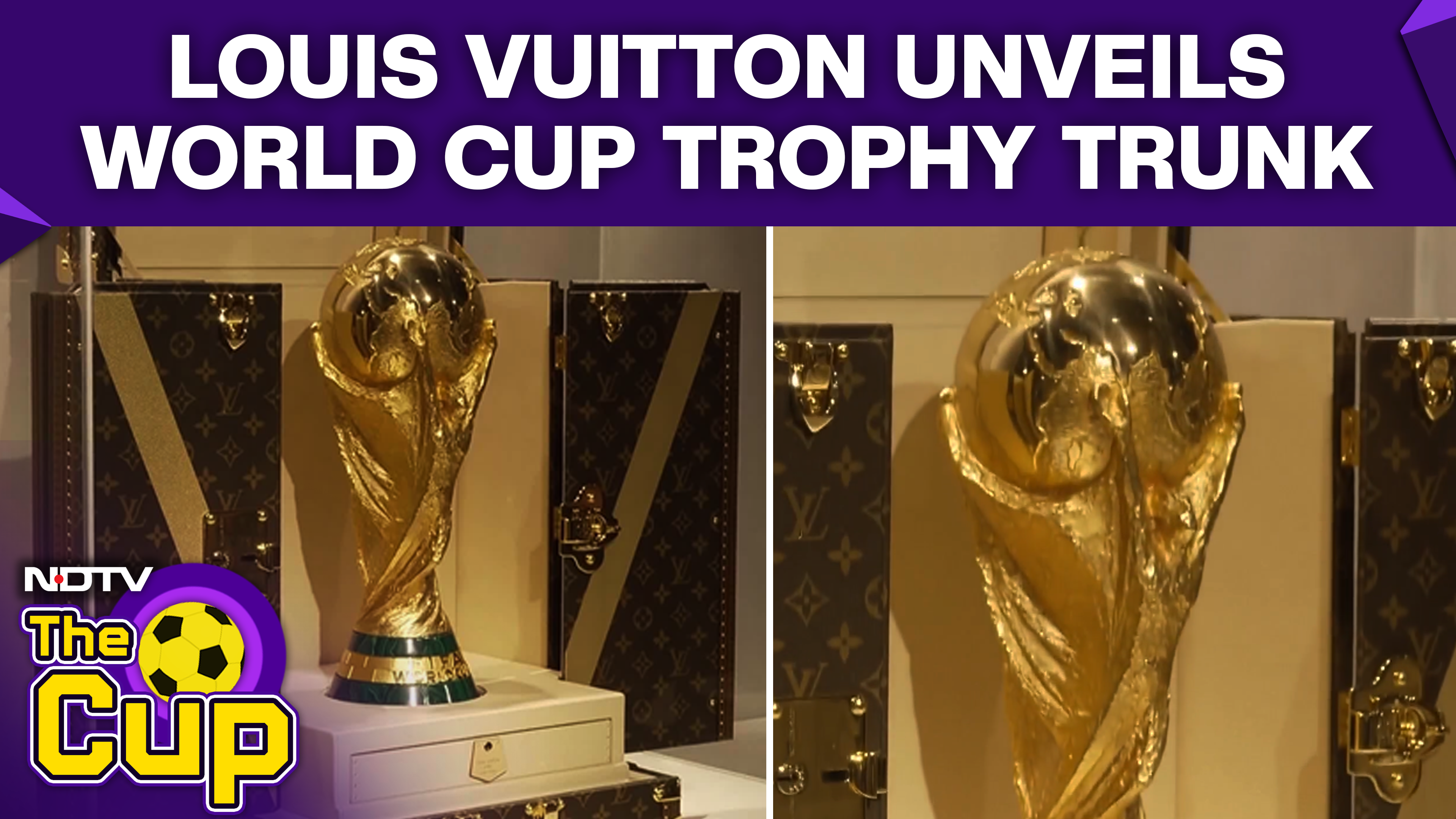 FIFA World Cup Final News | Louis Vuitton Unveils Official FIFA World Cup Trophy Trunk Ahead Of Final