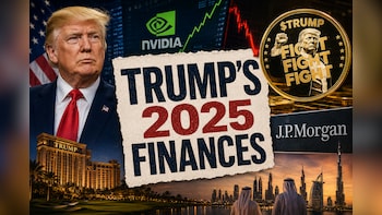 Trump's 2025 Finances: Heavy Crypto Wallets, Stock Sell-Off Ahead Of Tariffs, And Hotel Deals Across The Gulf
