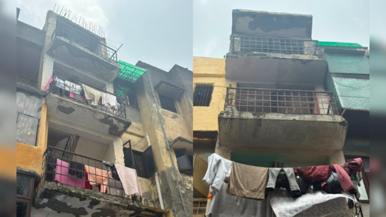 Falling Debris Puts 400 Families In Greater Noida's Janata Flats At Risk