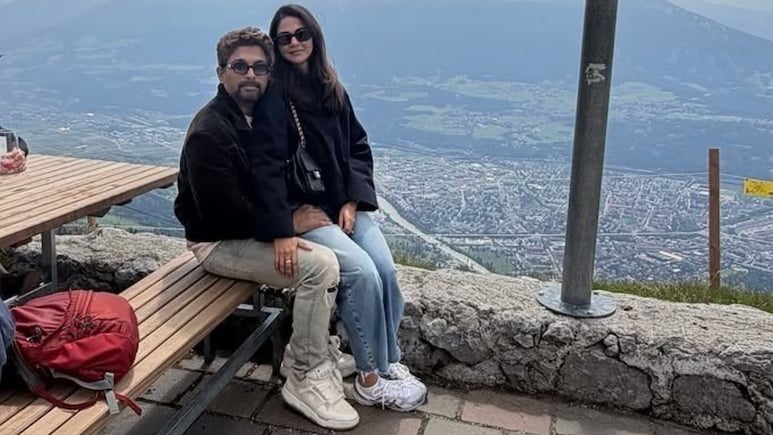 Allu Arjun Takes A Break From <i>Raaka</i> Shoot, Enjoys Family Vacation In Austria