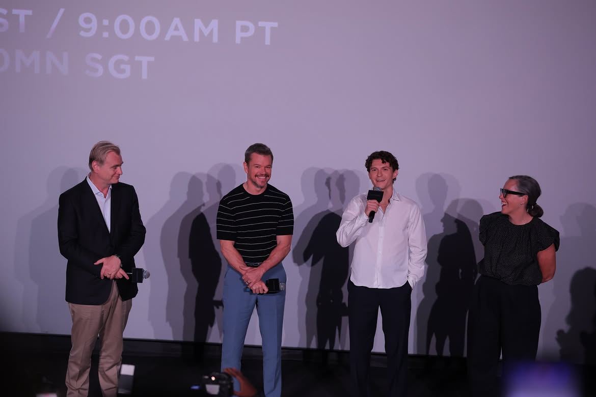 At <i>The Odyssey</i> Event, Christopher Nolan Asks Mumbai Fans: "Who's Better - Matt Damon Or Tom Holland?"