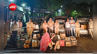 पति-पत्नी की जोड़ी बेच रही थी पॉश इलाकों में विदेशी दारू, 30 लाख की शराब और थार समेत 4 कारें जब्त