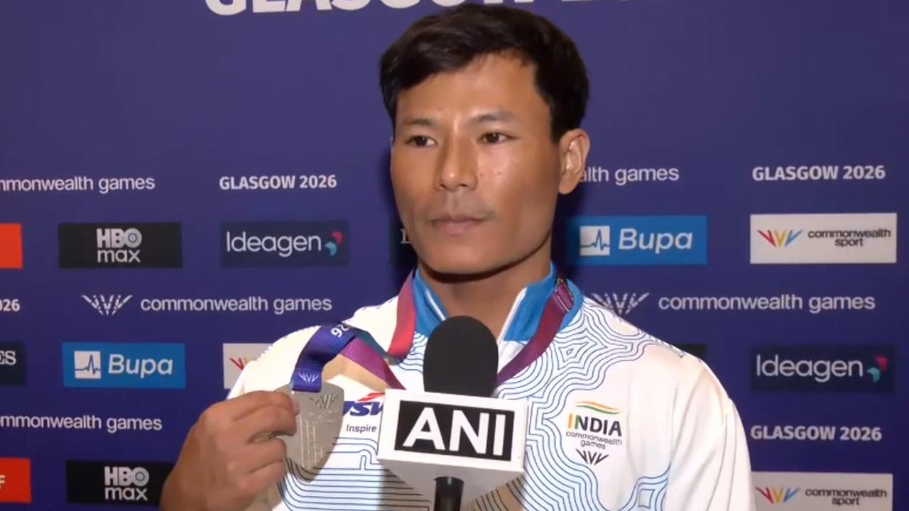 Rishakanta Singh Sets CWG Record But Settles For Silver In Men's 60kg Weightlifting