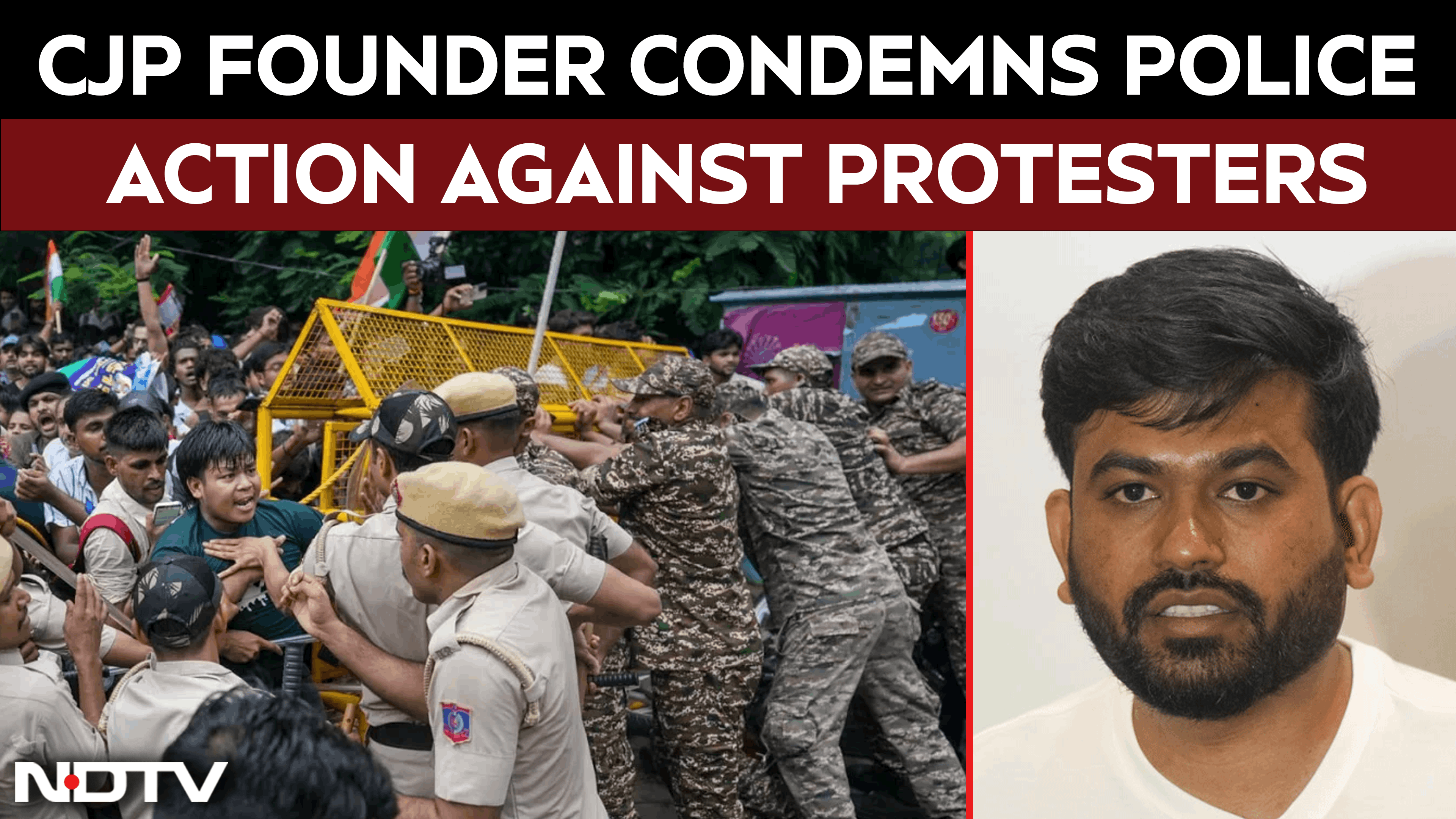 CJP Founder Abhijeet Dipke Condemns Police Action Against Protesters At Jantar Mantar