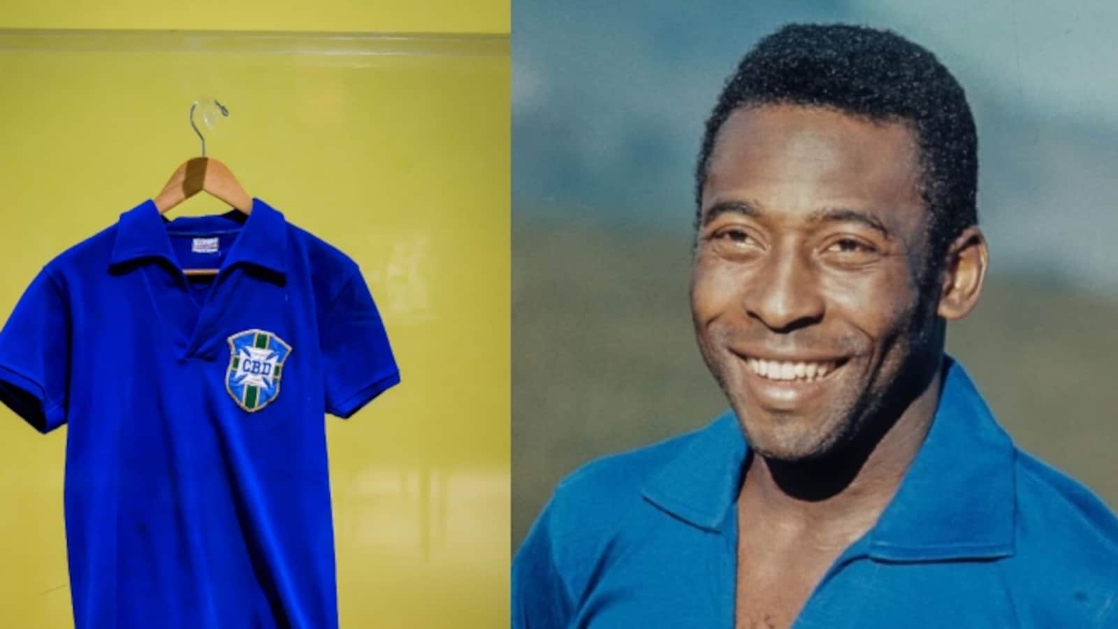 Brazil Legend Peles 1958 FIFA World Cup Final Shirt Sold At This Whopping Sum
