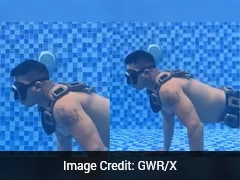 Indian Man Sets World Record With 86 Underwater Push-Ups On A Single Breath