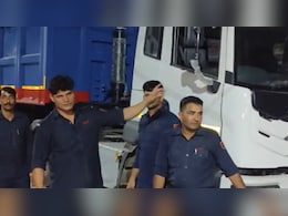 ट्रेलर चोरी करके यूपी ले जा रहे थे चोर, पुलिस ने फिल्मी अंदाज में किया पीछा, नदबई में पकड़ा