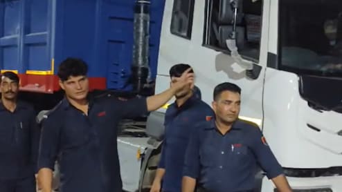 ट्रेलर चोरी करके यूपी ले जा रहे थे चोर, पुलिस ने फिल्मी अंदाज में किया पीछा, नदबई में पकड़ा