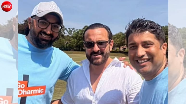 सैफ अली खान निकले खिलाड़ियों के खिलाड़ी, मैदान में उतरे तो मारी हाफ सेंचुरी