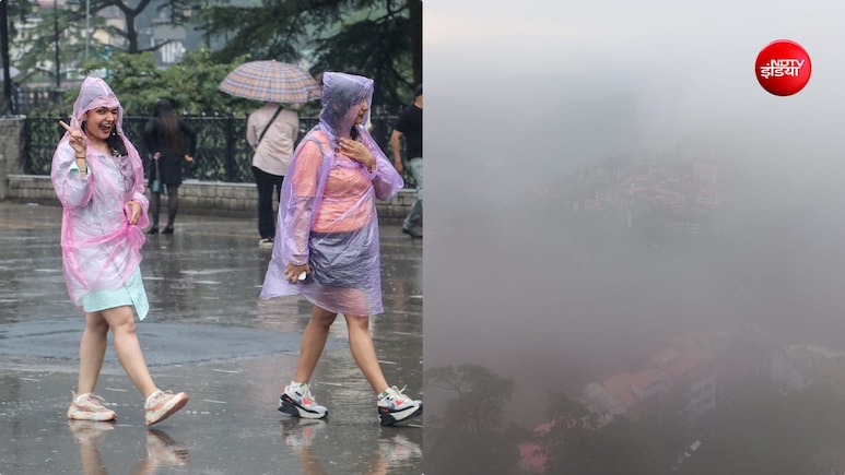 बादलों से शिमला 'गायब'.. हिमाचल में मौसम ने बदला रंग, देखिए तस्वीरें