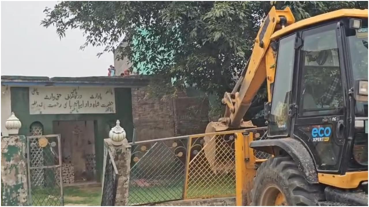 Sambhal Bulldozer Action Sambhal Bulldozer Action