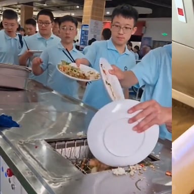 What These Chinese Students Do With Their Leftover Food Has Gone Viral