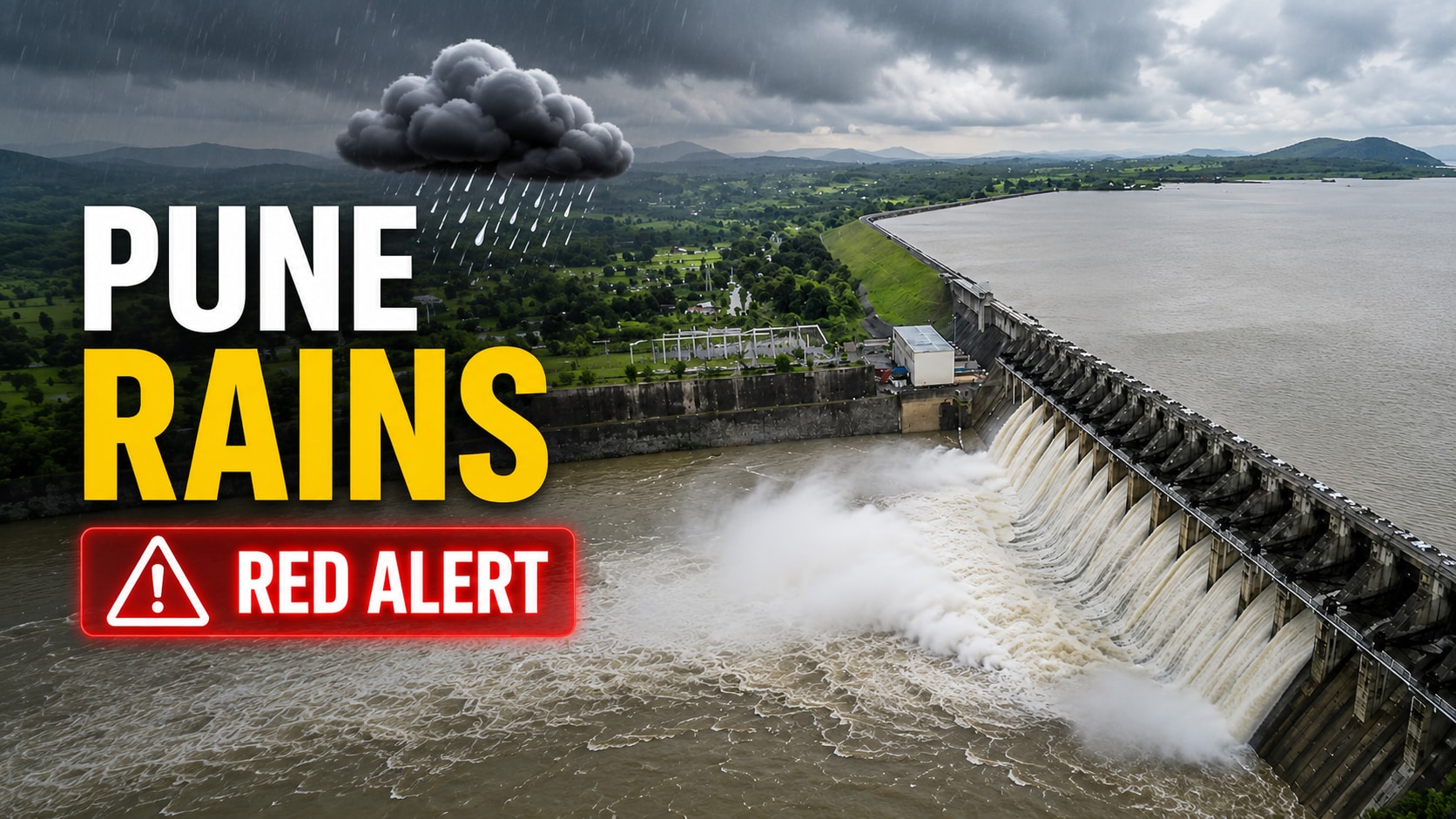 Khadakwasla Dam reaches 100% as IMD issues red and orange rain alerts for Pune
