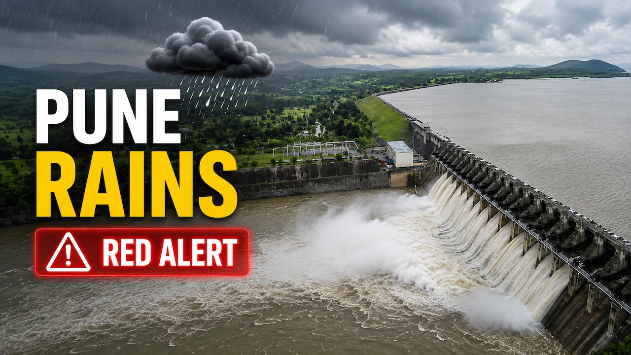 Pune Dam Level Today: Khadakwasla Full As IMD Issues Red, Orange Alerts