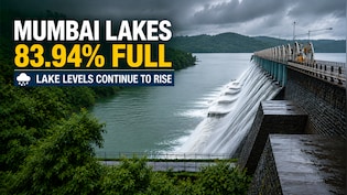 Water Level In Mumbai Lakes: Three Of Seven Overflowing, Overall Stock At 83.68% But Below 2025 Level