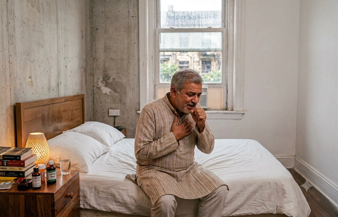 A musty room can cause health issues related to lung health