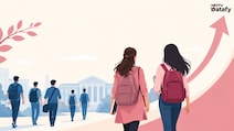 More Young Indians Are Entering College, With Women Leading The Way