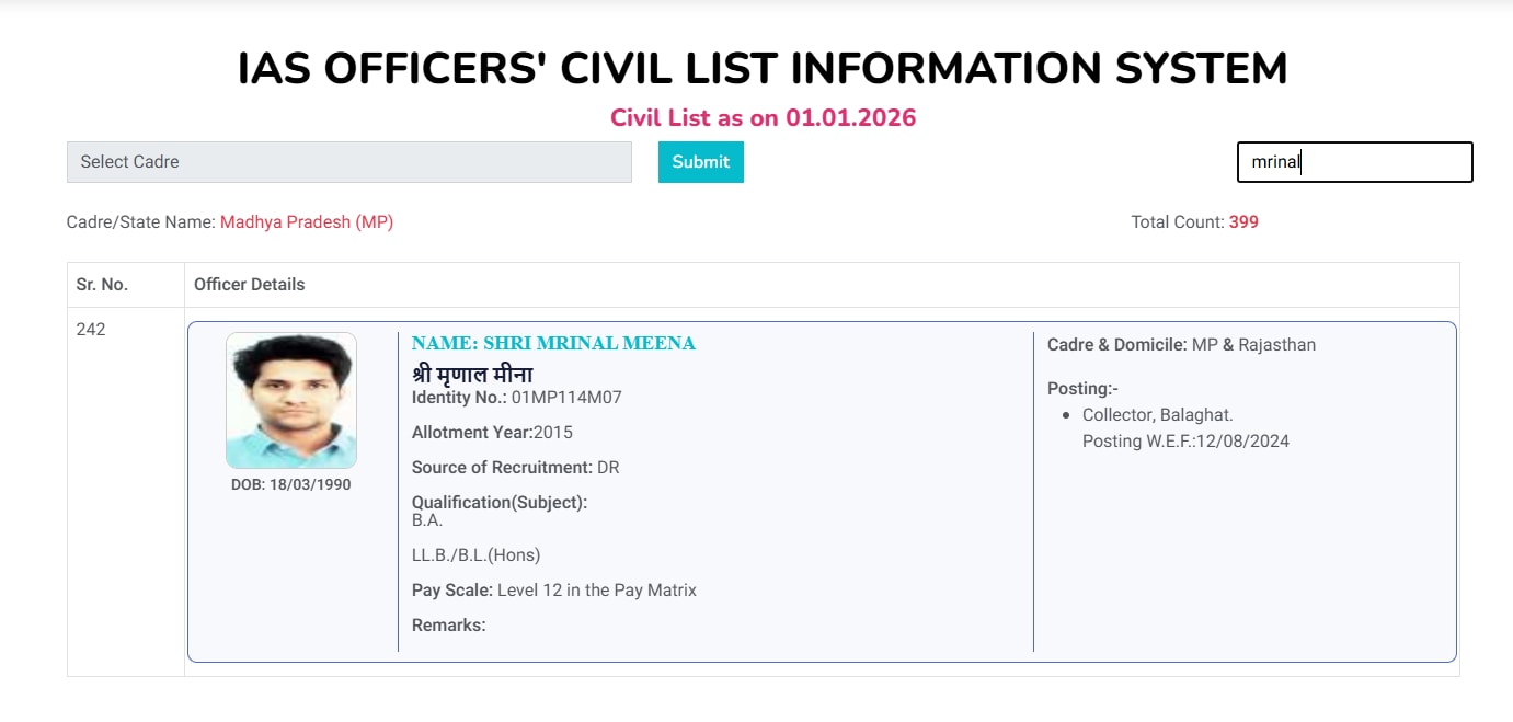 ias Mrinal Meena ias Mrinal Meena