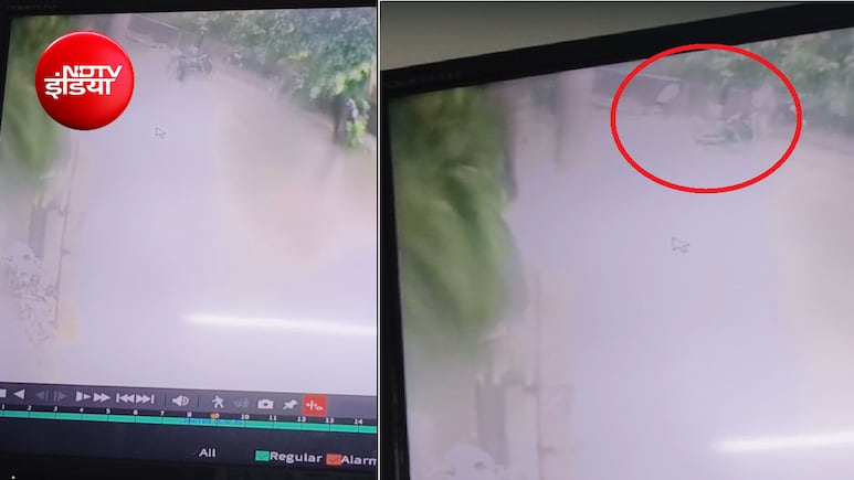 नोएडा में इंजीनियर आर्यन की मौत का CCTV आया सामने, नाले में गिरता दिखा युवक; करंट लगने की आशंका
