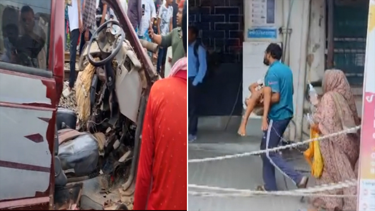 Train Hits School Van In Bengal's Murshidabad; Three Dead, Several Students Injured