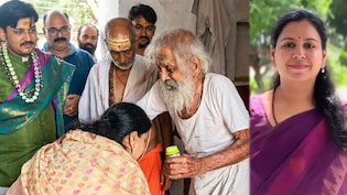 IAS दिव्या मित्तल: मिर्जापुर की जनता के लिए 'DM बेटी वाला प्यार'! बुजुर्ग के पैर छूने का VIDEO वायरल
