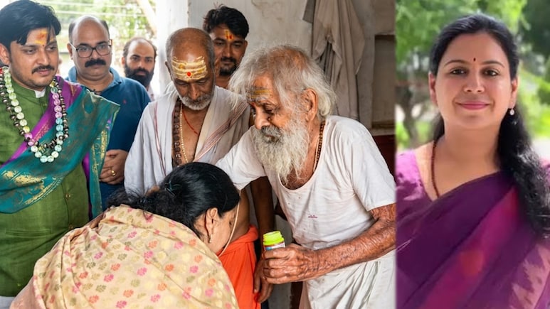 IAS दिव्या मित्तल: मिर्जापुर की जनता के लिए 'DM बेटी वाला प्यार'! बुजुर्ग के पैर छूने का VIDEO वायरल