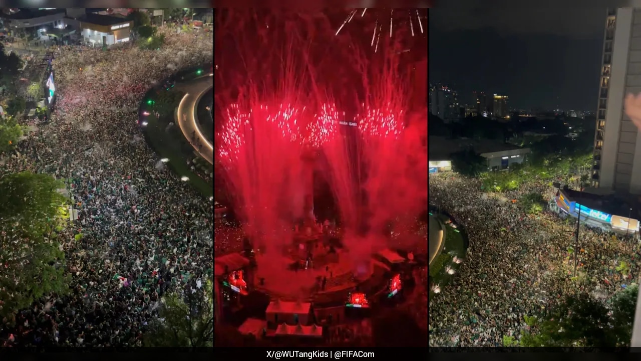 Fans Flood Streets As Mexico Reach World Cup Round Of 16 After 40 Years