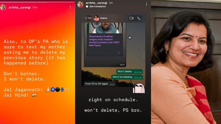 "Won't Delete": BJP MP's Daughter's Viral Post On Dharmendra Pradhan