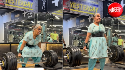 70 साल की दादी ने डेडलिफ्ट कर उठाया 103kg वजन, वीडियो वायरल