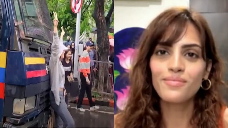 "Know Your Rights": Woman Who Blocked Mumbai Police Van To Free Protesters