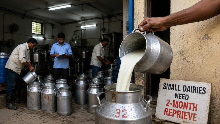 Mumbai's Small Dairies Seek 2-Month Reprieve From Tukaram Mundhe's New Milk Hygiene Norms