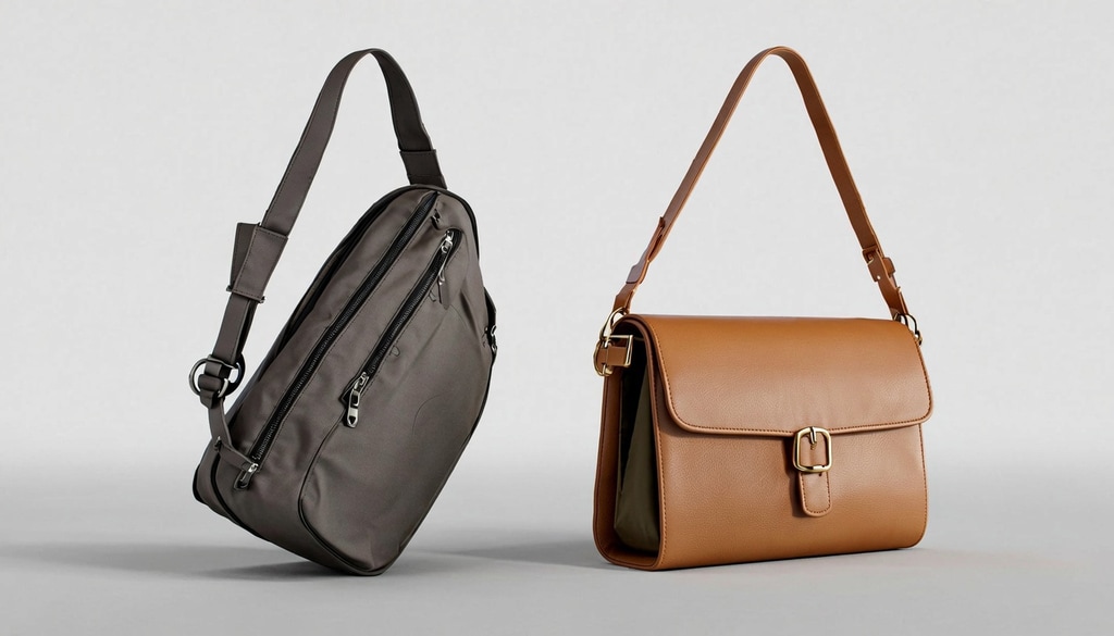 Discover how design, size, and comfort separate sling bags from classic everyday crossbody bags. Discover how design, size, and comfort separate sling bags from classic everyday crossbody bags.